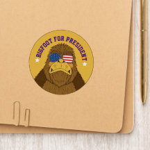 Bigfoot voor President Funny Sasquatch