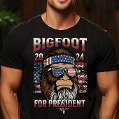 Bigfoot voor President Funny T-shirt