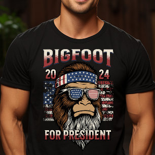 Bigfoot voor President Funny T-shirt