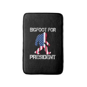 Bigfoot Voor President Grappige Bigfoot Badmat
