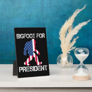 Bigfoot Voor President Grappige Bigfoot Fotoplaat