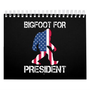 Bigfoot Voor President Grappige Bigfoot Kalender