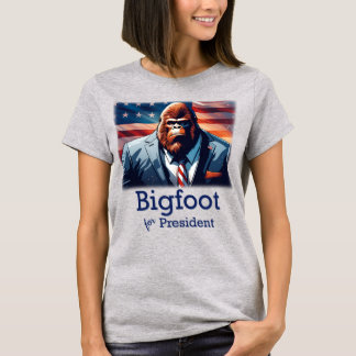 Bigfoot voor President T-shirt