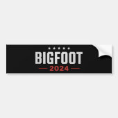  Bigfoot voor President USA Elections 2024 Bumpersticker (Voorkant)