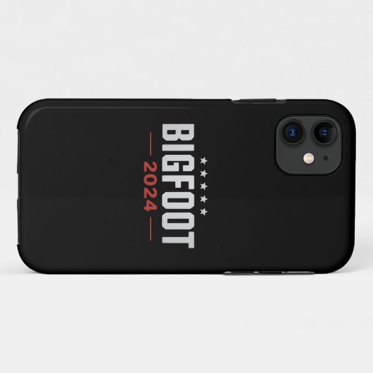 Bigfoot voor President USA Elections 2024 Case-Mate iPhone Case (Achterkant (horizontaal))
