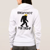 Bigfoot voor Trump 2024 verkiezingen Hoodie (Achterkant)