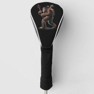 Bigfoot-Vuurwerk 4 juli Amerikaanse vlag Sasquatch Golfheadcover
