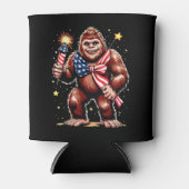 Bigfoot vuurwerk 4 juli Sasquatch VS Amerika Blikjeskoeler (Voorkant)