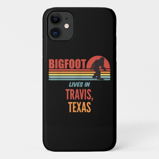 Bigfoot Waarneming In Travis Texas Case-Mate iPhone Case (Achterkant)