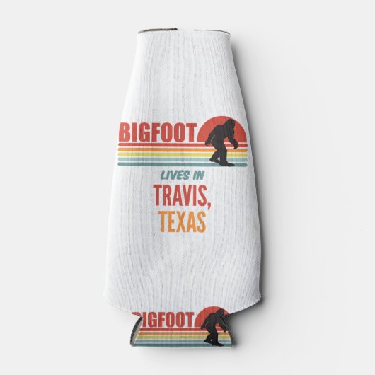 Bigfoot Waarneming In Travis Texas Flesjeskoeler (Voorkant)