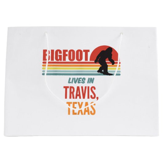 Bigfoot Waarneming In Travis Texas Groot Cadeauzakje (Voorkant)