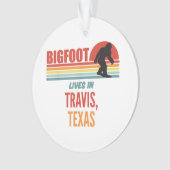 Bigfoot Waarneming In Travis Texas Ornament (voorkant)