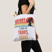 Bigfoot Waarneming In Travis Texas Tote Bag (Dichtbij)