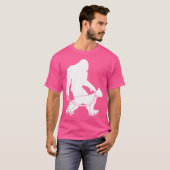 Bigfoot Walking Boxer Dog Funny Sasquatch Boxers F T-shirt (Voorkant volledig)