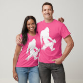 Bigfoot Walking Boxer Dog Funny Sasquatch Boxers F T-shirt (Unisex)