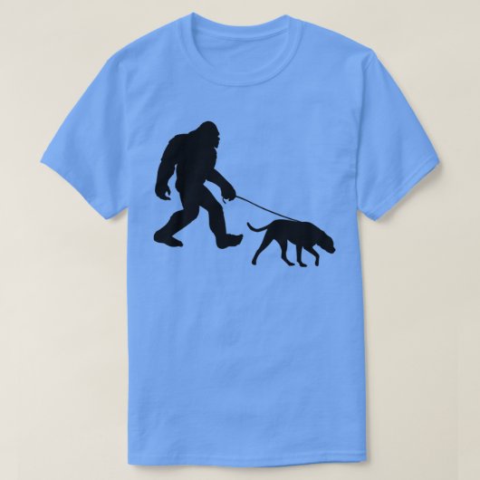 Bigfoot Walking Dog T-shirt (Design voorkant)