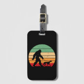 Bigfoot Walking Duitse kortharige aanwijzer hond V Bagagelabel (Voorkant (verticaal))