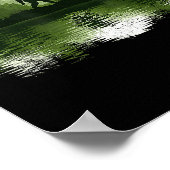 Bigfoot Walking Forest Sasquatch Woods Parks Men W Poster (Hoek)