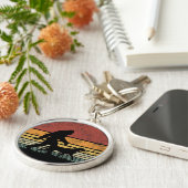 Bigfoot Walking Labrador Retriever Dog  Sleutelhanger (Zijkant)