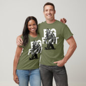 Bigfoot Walking - Monochrome Cryptid T-shirt (Unisex)