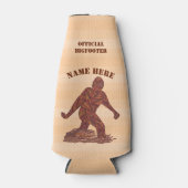 Bigfoot Walking Squatch Cool Officiële Bigfooter Flesjeskoeler (Voorkant)