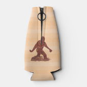 Bigfoot Walking Squatch Cool Officiële Bigfooter Flesjeskoeler (Achterkant)