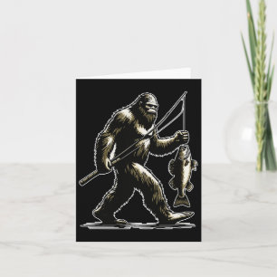 Bigfoot Walleye Hunting Angler Sasquatch Walleye F Kaart