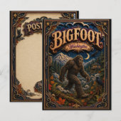 Bigfoot Washington Popcut-legenden Briefkaart (Voorkant / Achterkant)