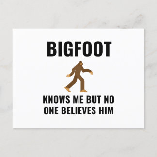 BIGFOOT WEET ME AANKONDIGINGSKAART