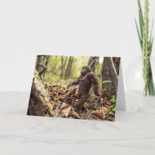 Bigfoot Wenskaart Sasquatch Kaart