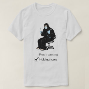 Bigfoot werkt in een tandheelkundige kliniek T-shi T-shirt