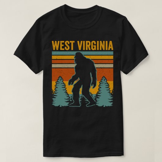 Bigfoot West Virginia T-shirt (Design voorkant)