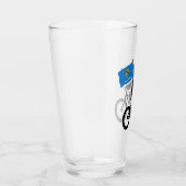 Bigfoot Wielrennen Oklahoma Vlag Glas (Rechts)