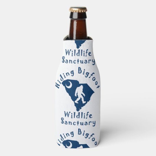Bigfoot Wildlife Sanctuary Bottle Cooler verbergen (Fles Voorkant)