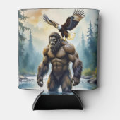 Bigfoot with an Eagle on his Shoulder  Blikjeskoeler (Voorkant)