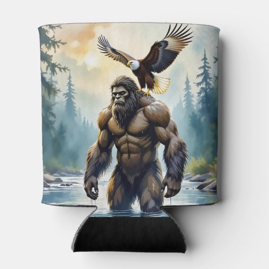 Bigfoot with an Eagle on his Shoulder  Blikjeskoeler (Achterkant)