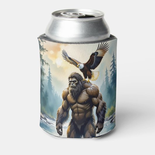 Bigfoot with an Eagle on his Shoulder  Blikjeskoeler (Blikje Achterkant)