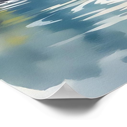 Bigfoot with an Eagle on his Shoulder Poster (Hoek)