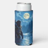 Bigfoot with an Owl on his Shoulder  Seltzer Blikjeskoeler (Seltzer Achterkant)