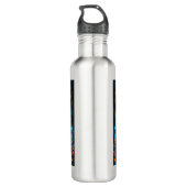 Bigfoot Wolf Kleurrijke Portal Waterfles (Achterkant)