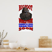 Bigfoot World Tour Poster (Keuken)