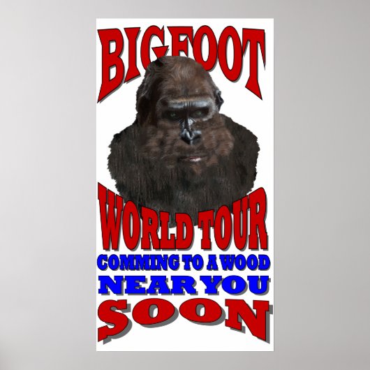 Bigfoot World Tour Poster (Voorkant)