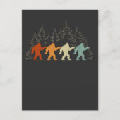  Bigfoot woud Yeti Briefkaart (Voorkant)