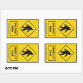 Bigfoot Xing (geel) Sticker (Vel)
