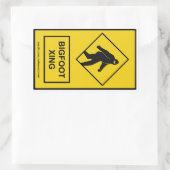 Bigfoot Xing (geel) Sticker (Tas)