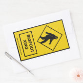 Bigfoot Xing (geel) Sticker (Envelop)