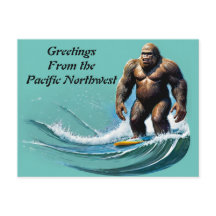 Bigfoot Yeti Groeten Uit de Pacific Northwest
