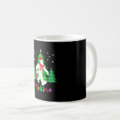 Bigfoot Yeti Sasquatch Kerstmis Geloof Kerstmis Koffiemok (Voorkant rechts)