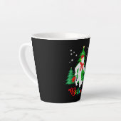 Bigfoot Yeti Sasquatch Kerstmis Geloof Kerstmis Latte Mok (Linkerhoek)
