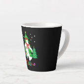 Bigfoot Yeti Sasquatch Kerstmis Geloof Kerstmis Latte Mok (Rechterhoek)